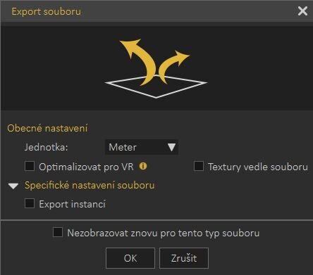 Export 3DS souboru Export 3DS souboru