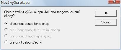 Výškové umístění střechy