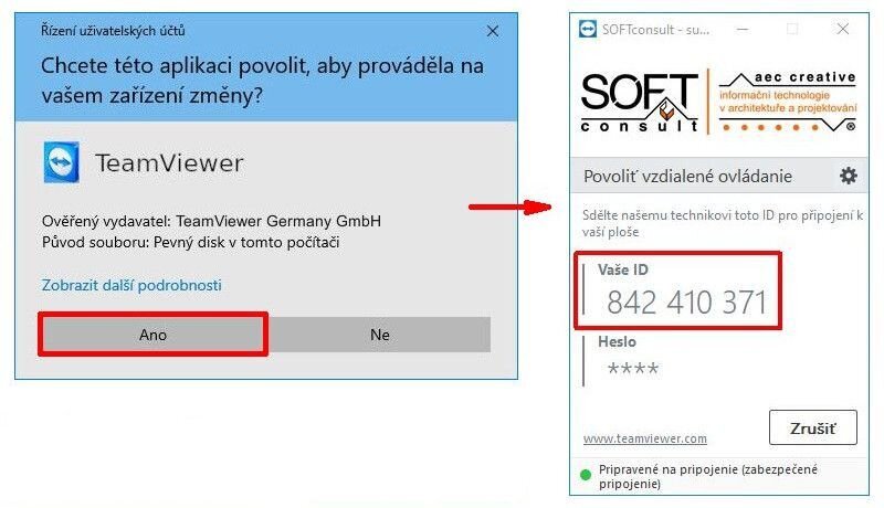 Jak získat ID pro připojení k vám